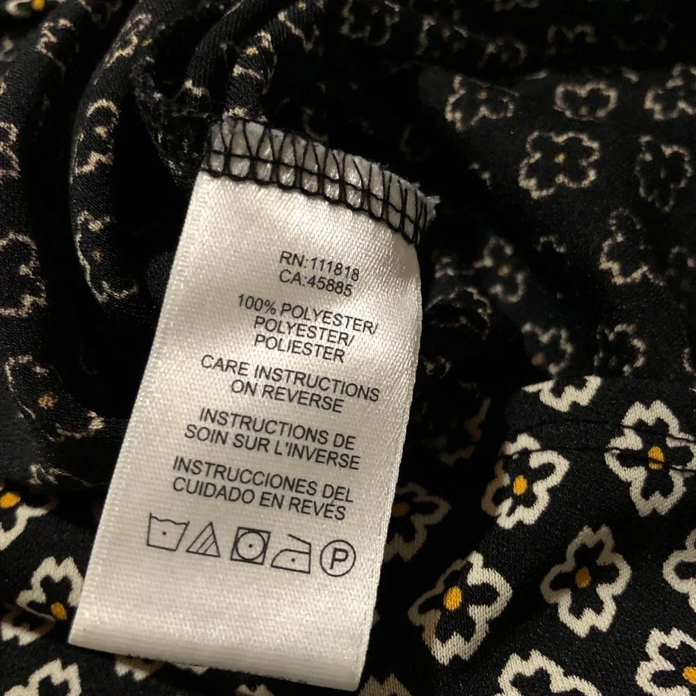 MICHAEL Michael Kors Daisy‎ Print 3/4 Sleeve Dress Size 4